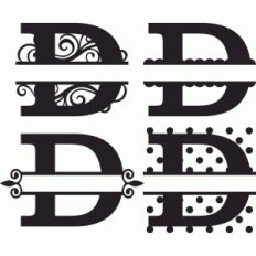'd' monogram