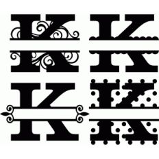 'k' monogram