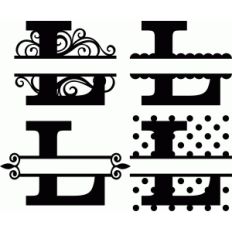 'l' monogram