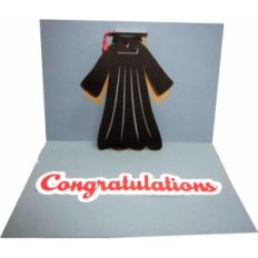 a6 pop-up graduation robe card