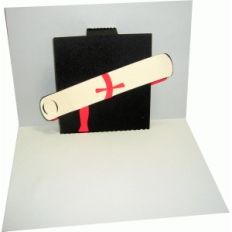 a6 pop-up mortarboard and diploma card