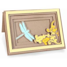 dragonfly shadow box card