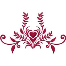 country heart border