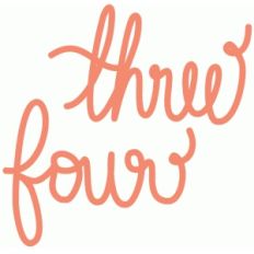 three four