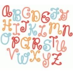 curly monograms