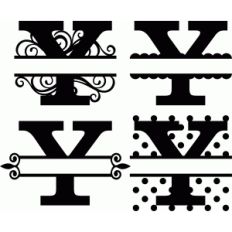 'y' monogram