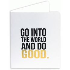 go into the world a2 card