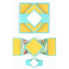 diamond fold card
