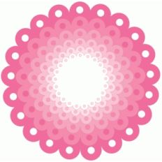 nested scallop fancy circles