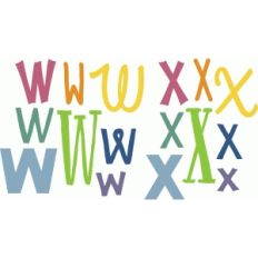 handwriting letter sets - wx