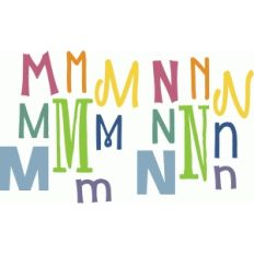 handwriting letter sets - mn