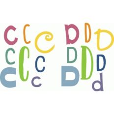 handwriting letter sets - cd