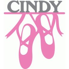 ballet shoes name plate