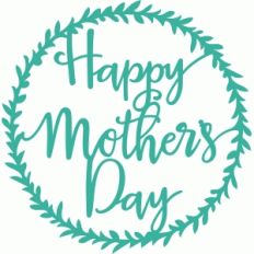 happy mother's day wreath