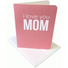 i love you mom a2 card