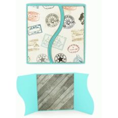 wave gatefold card