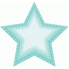 nested stitched stars
