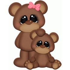 mom and child bear