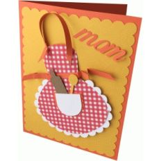 mother's day apron card