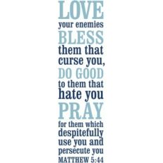 love your enemies