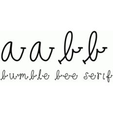 bumble bee serif