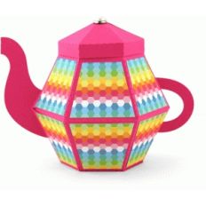 3d hexagon teapot