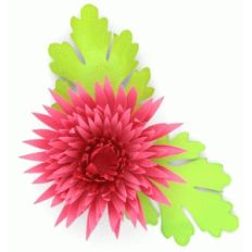 3d chrysanthemum flower
