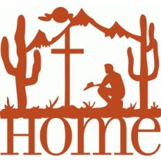 home cowboy sign