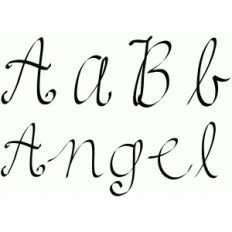 angel font