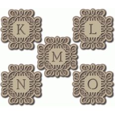 flourish monogram klmno