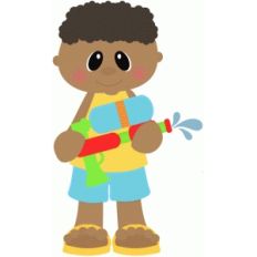 summer boy w squirt gun