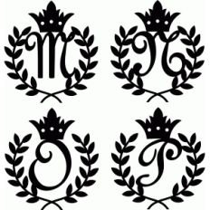 kingdom monogram m-p