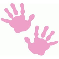baby hand prints