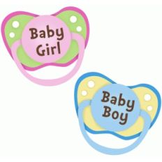 baby boy girl pacifier