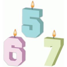 birthday number candles