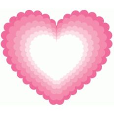 nested scallop hearts