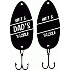custom bait and tackle lure sign