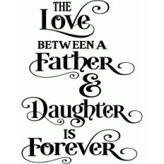 love between a father and daughter title