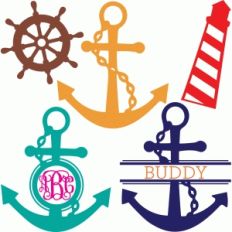 sea life monogram pack