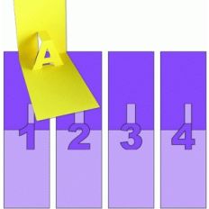 pop-up numbers - 1 2 3 4