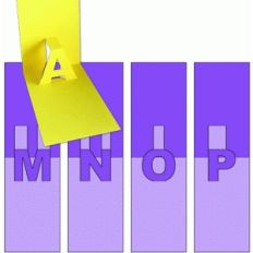 pop-up letters - m n o p