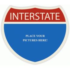 interstate sign frame