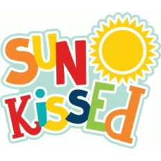 sun kissed