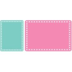 cross stitch journaling card set