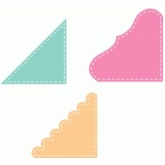 fancy stitched corners set
