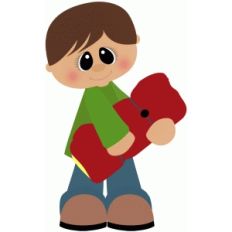  boy holding sleeping bag