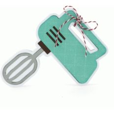 hand mixer shaped card