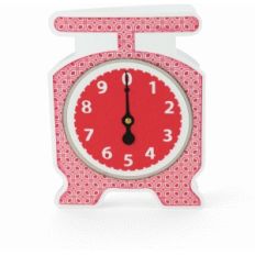 vintage scale shaped card