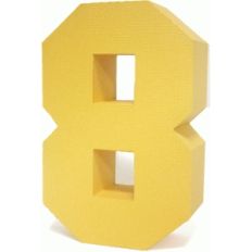 3d square number block 8