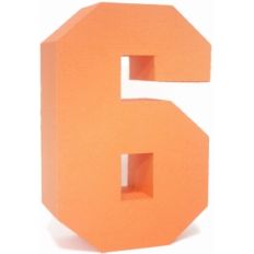 3d square number block 6